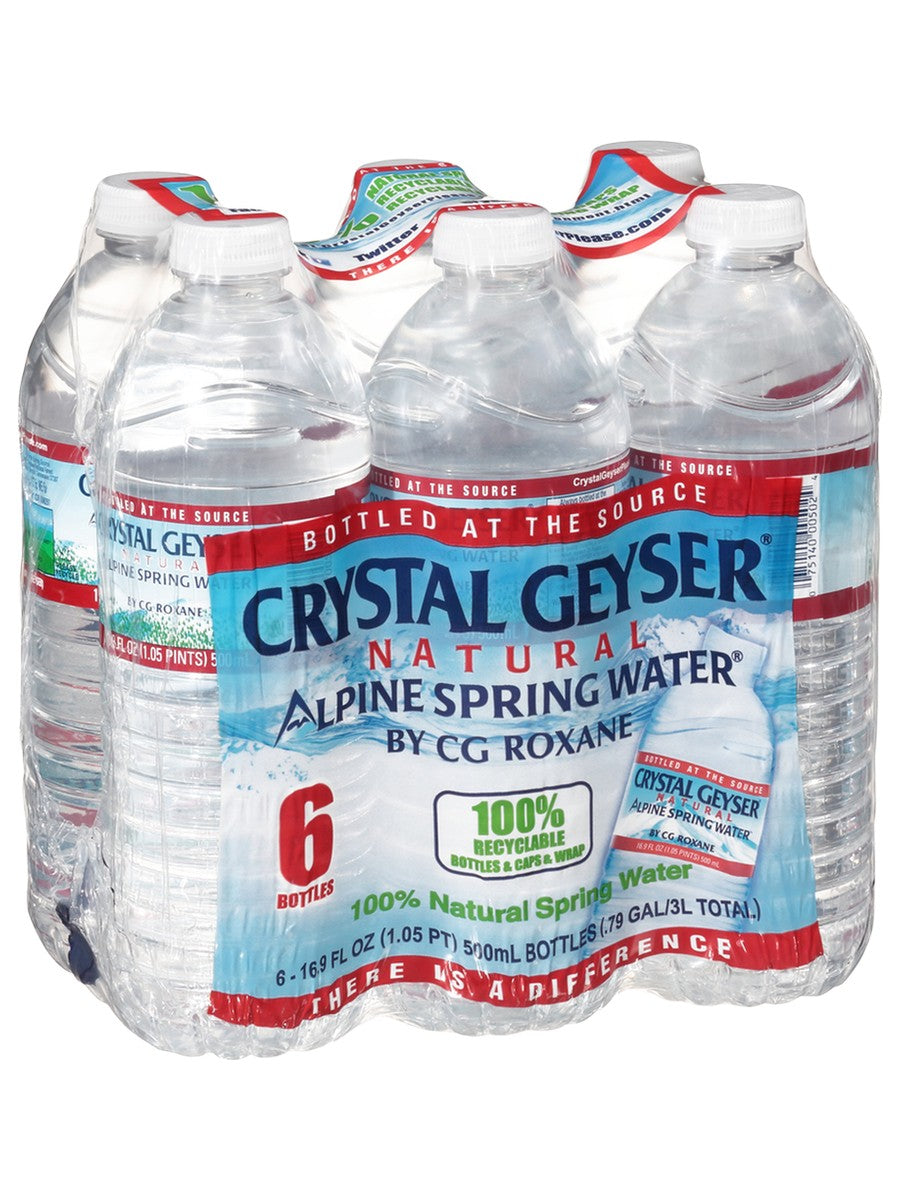 Crystal Geyser Water 6 Pack 16.9oz