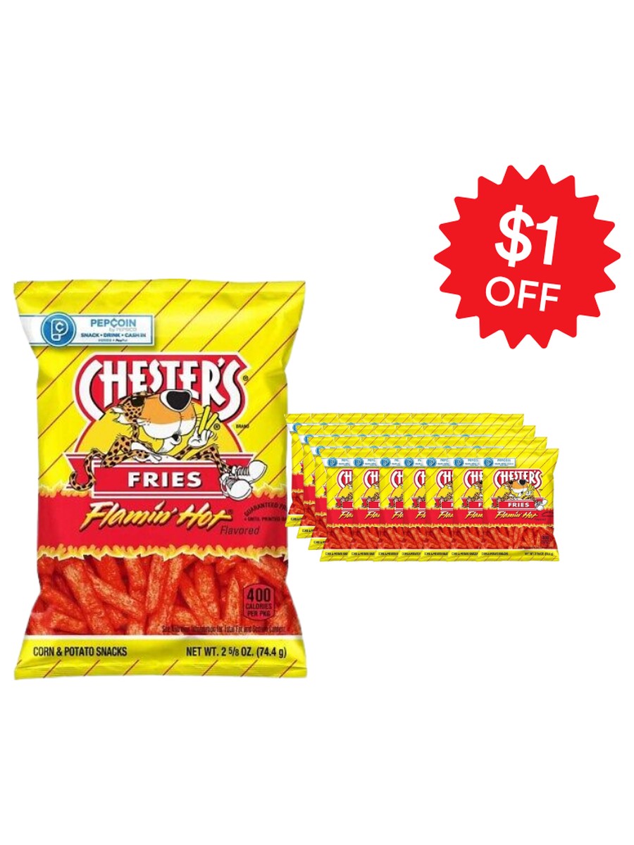 Chesters Fries Flamin Hot 2 5/8oz