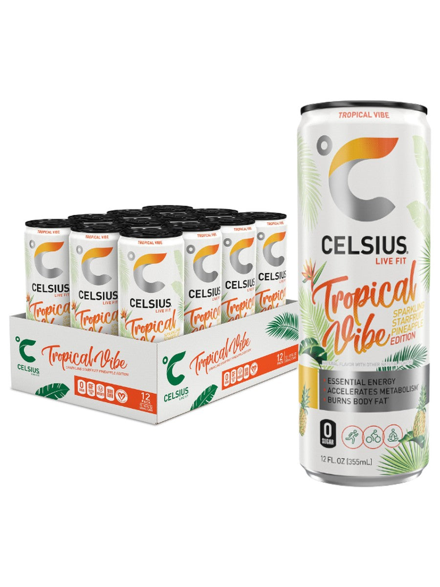 Celsius Tropical Vibe 12oz CAN DEP