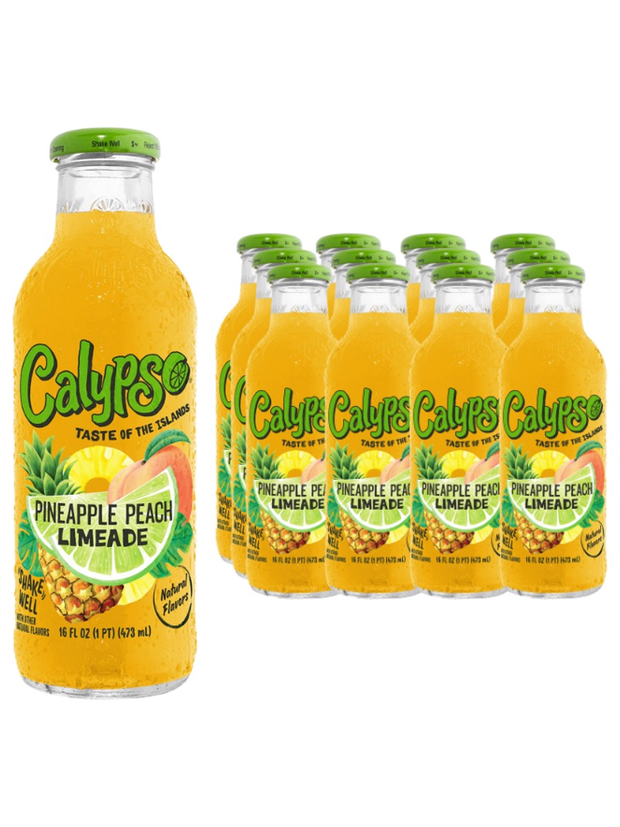 Calypso Pineapple Peach Limeade 16oz DEP