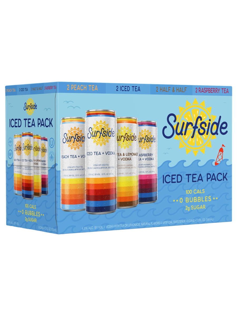 Surfside Iced Tea Variety Pack 8 Pack