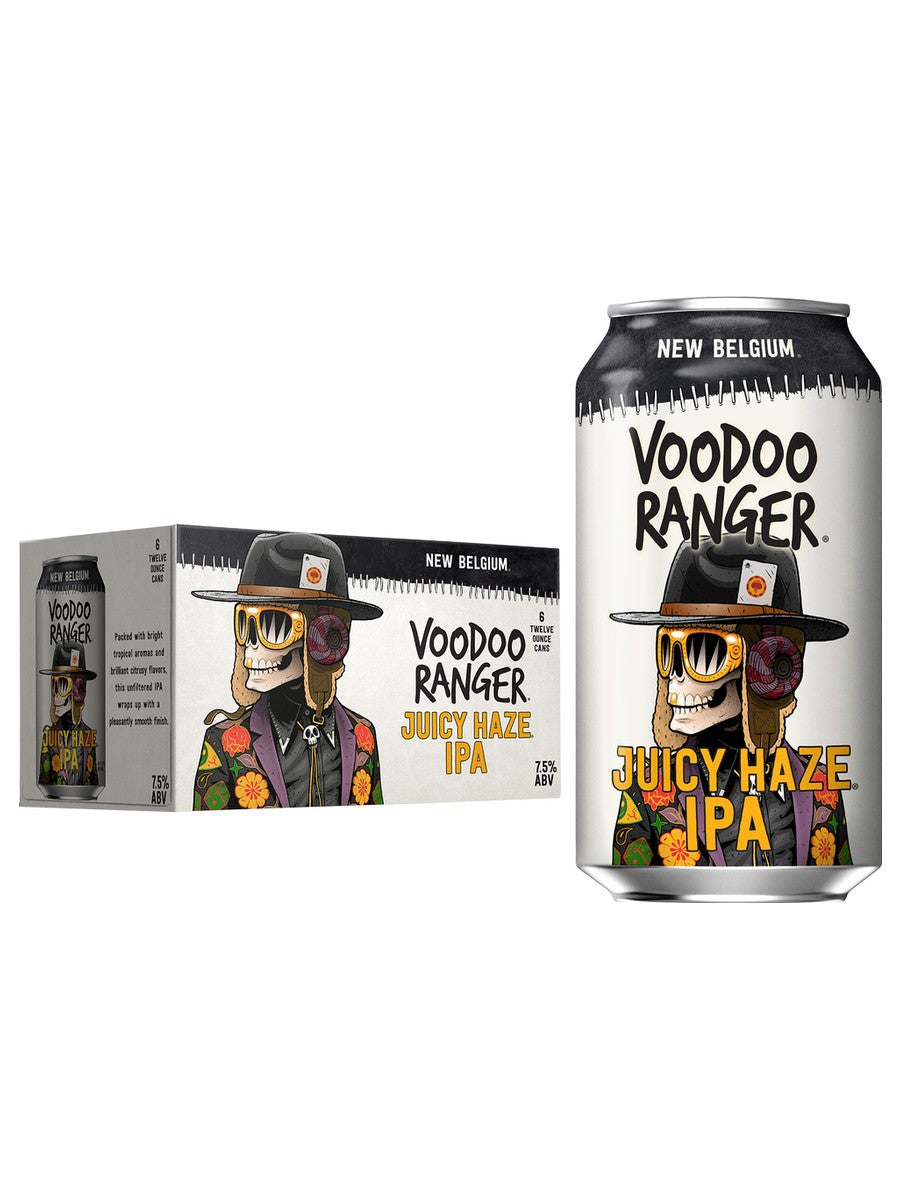 New Belgium Voodoo Ranger Juicy Haze Ipa 6 PACK CANS