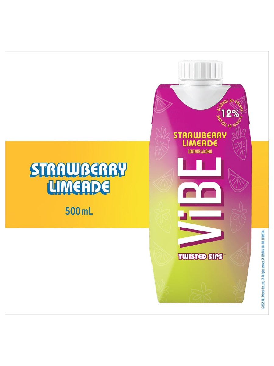 Vibe Strawberry Limeade 16.9oz Tetra