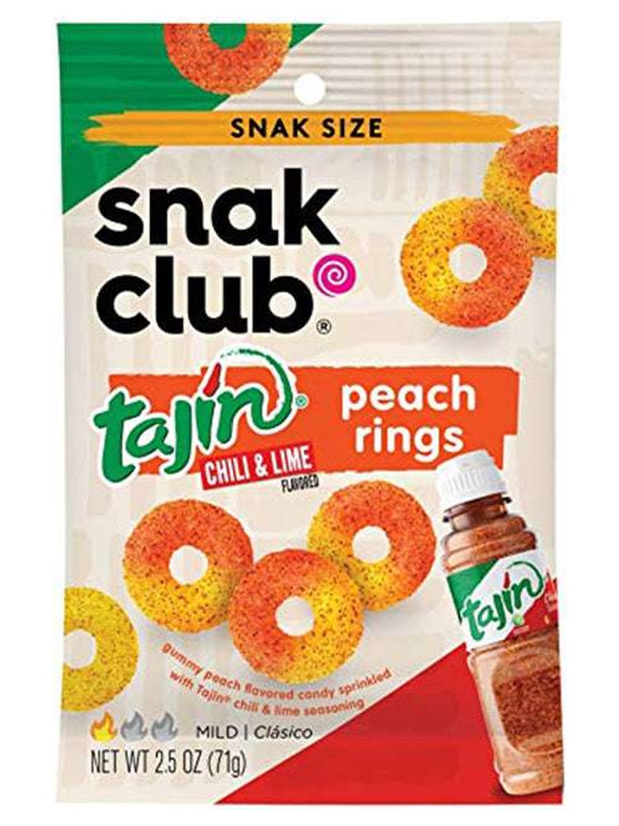 Snak Club Tajin Peach Rings 2.5oz