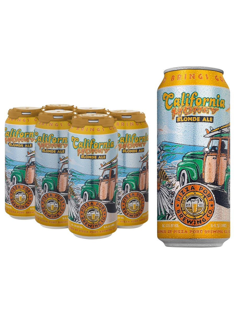 Pizza Port California Honey 6 PACK CANS