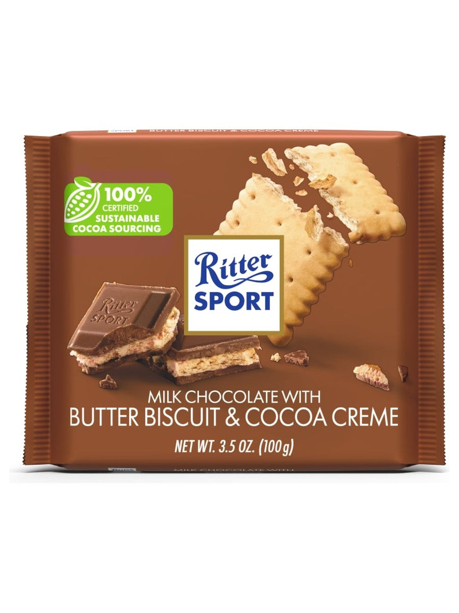 Ritter Sport Butter Biscuit & Cocoa Creme 3.5oz