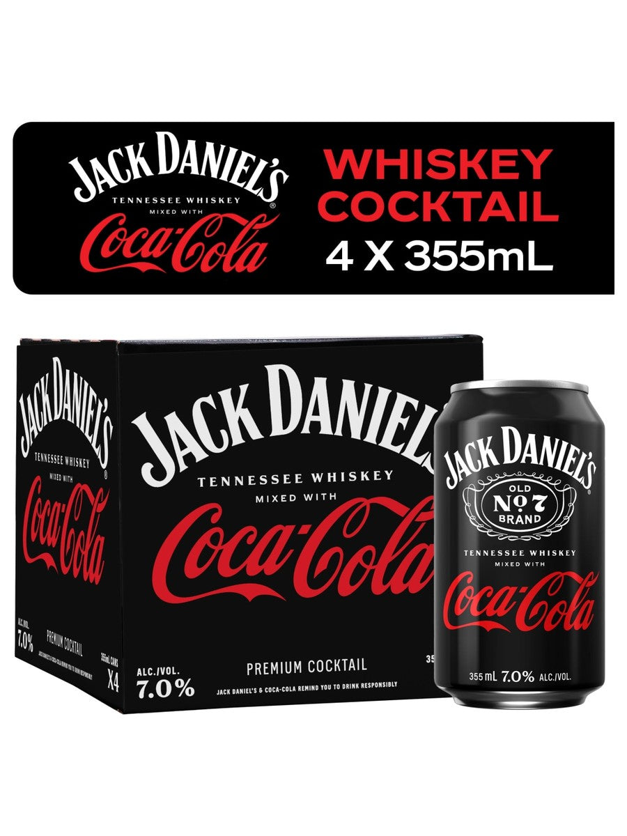 Jack Daniels & Coca Cola 12oz CAN DEP