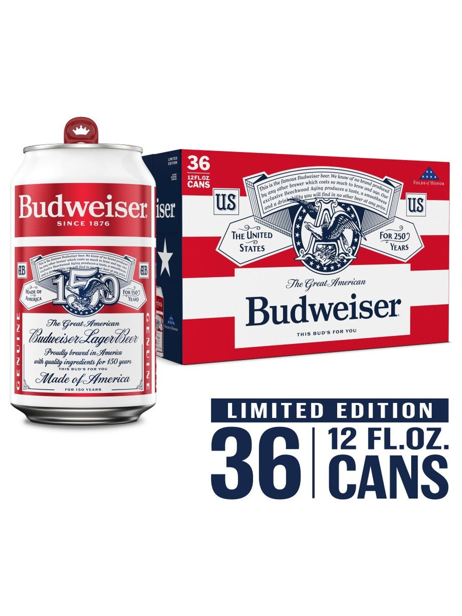 Budweiser 36 Pack - 12oz Cans