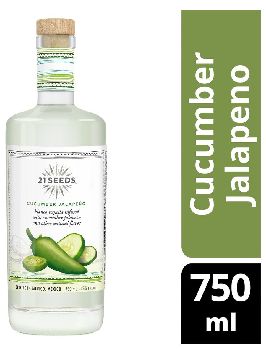 21 Seeds Cucumber Jalapeno 750ML