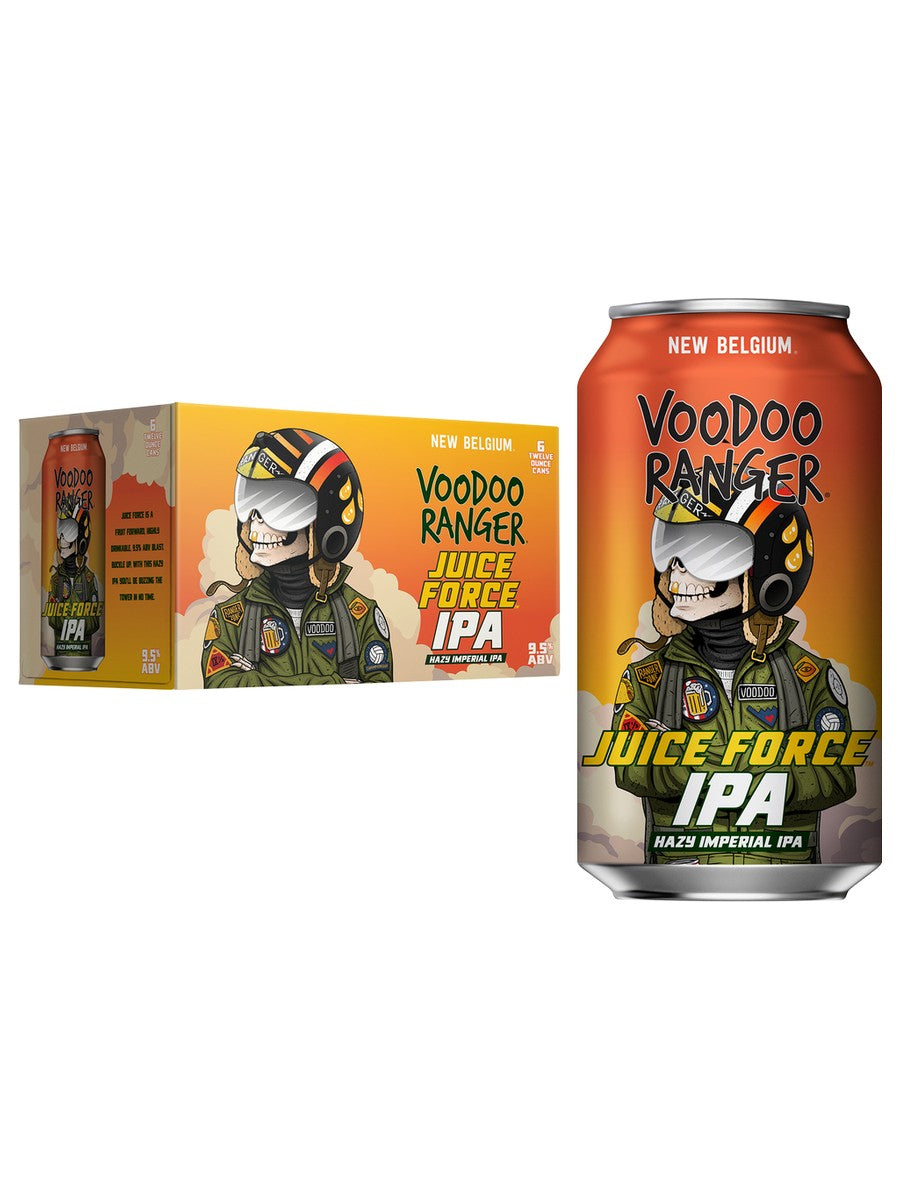 New Belgium Voodoo Ranger Juice Force Ipa 6 PACK CANS