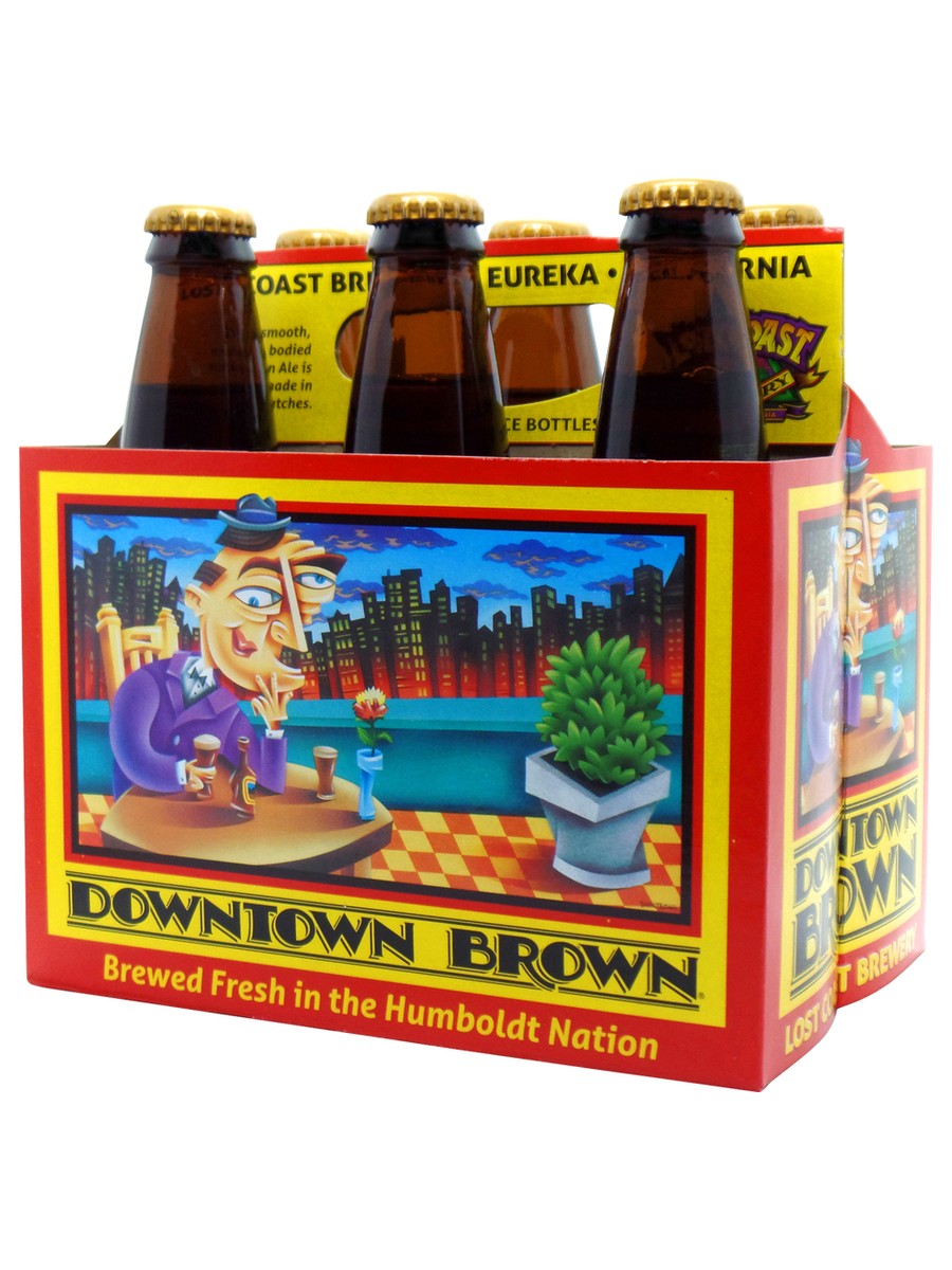 Lost Coast Downtown Brown 6 PACK BTLS