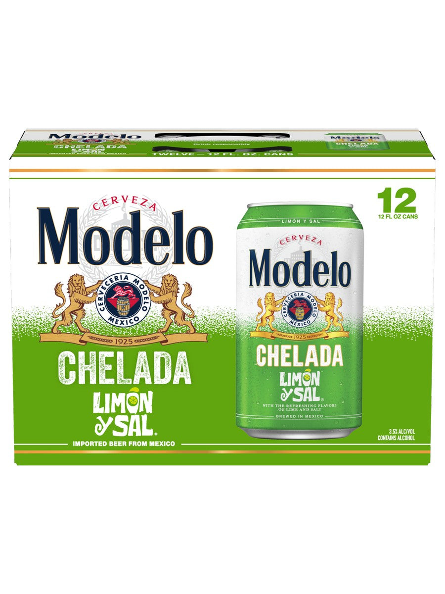 Modelo Chelada Limon y Sal 12 PACK CANS