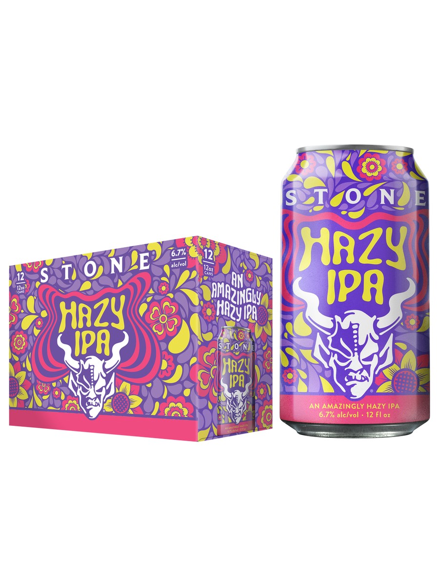 Stone Hazy Ipa 12 PACK CANS