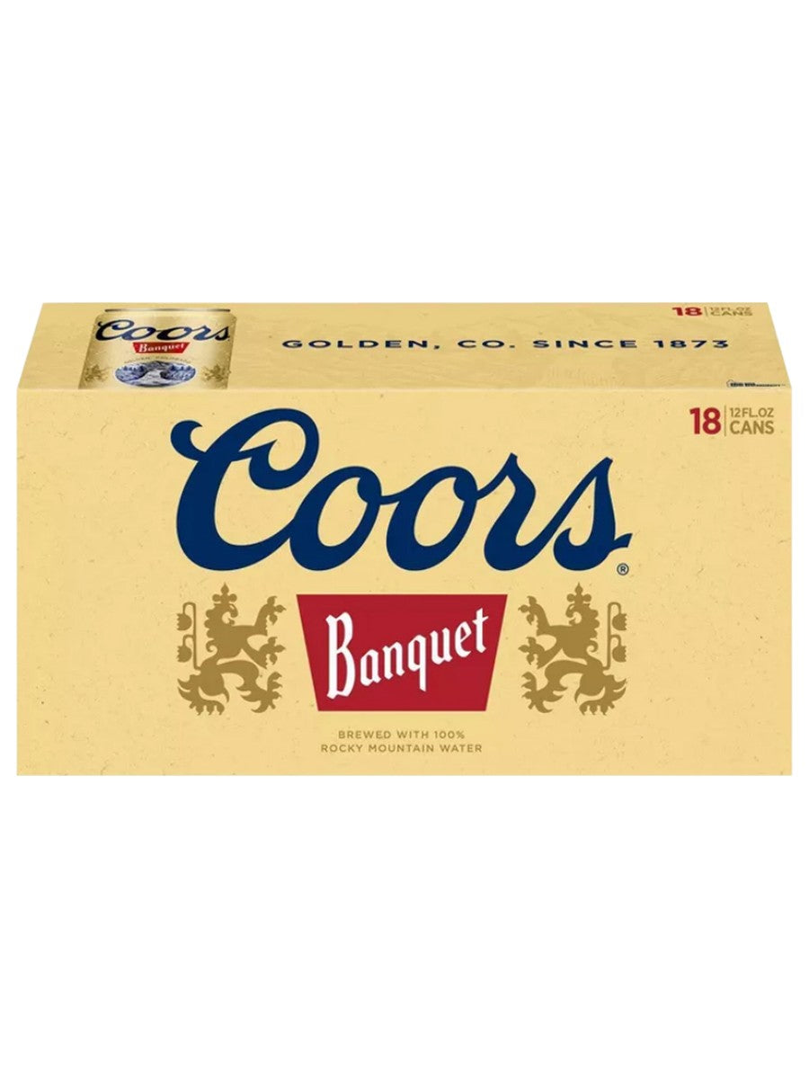 Coors Banquet 18 PACK CANS