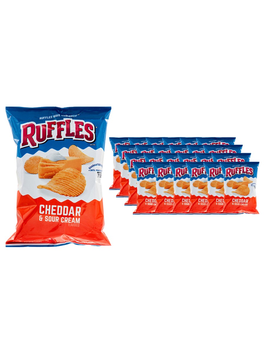 Ruffles Cheddar Sour & Cream 8oz