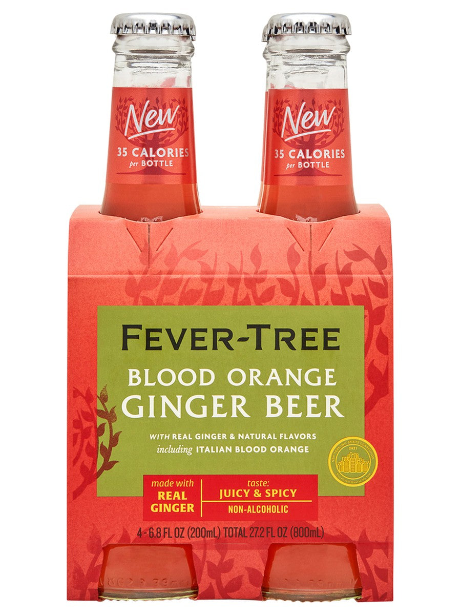 Fever Tree Ginger Beer Blood Orange 4 PACK