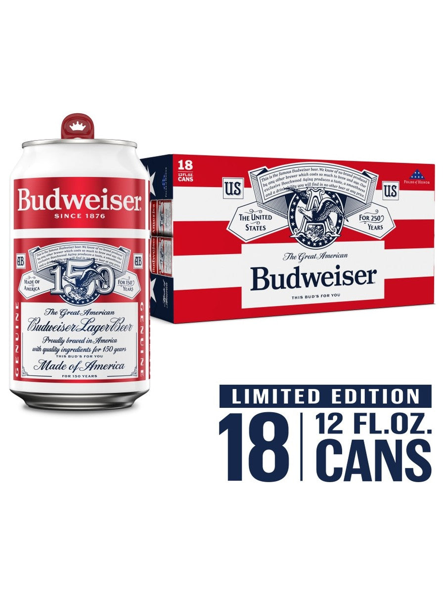 Budweiser 18 PACK CANS