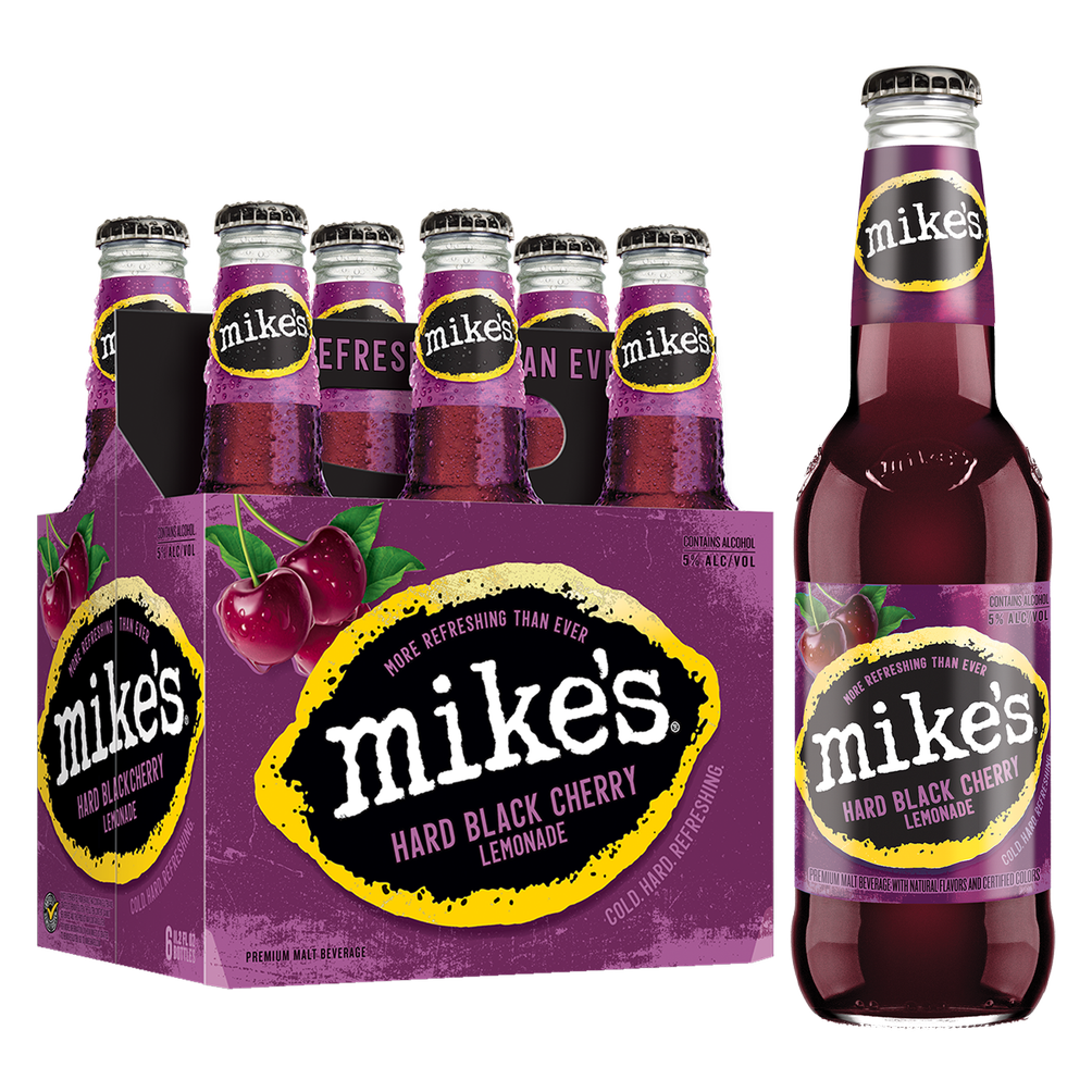 Mikes Hard Black Cherry 6 PACK BTLS