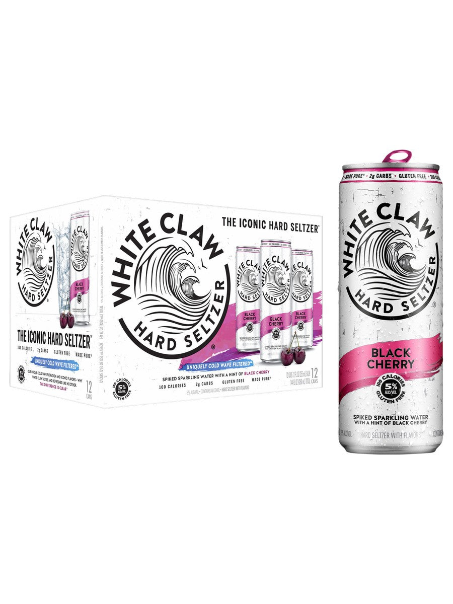 White Claw Black Cherry 12 PACK CANS