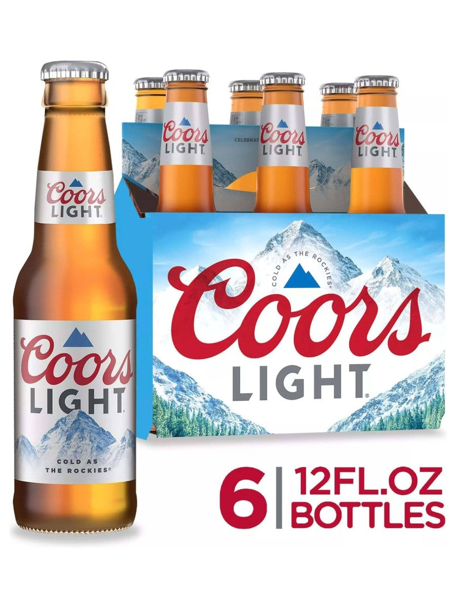 Coors Light 6 PACK BTLS
