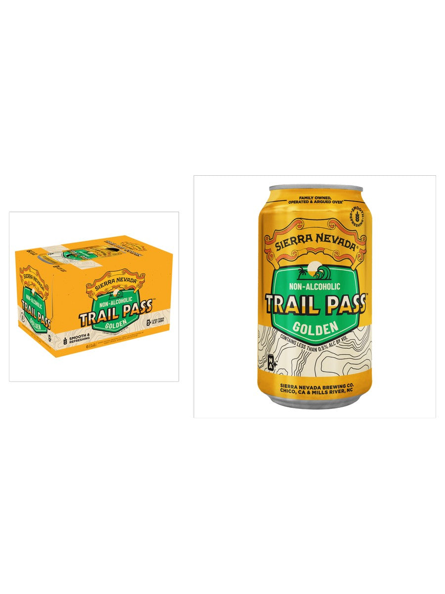 Sierra Nevada Non Alcoholic Trail Pass Golden 6 PACK CANS