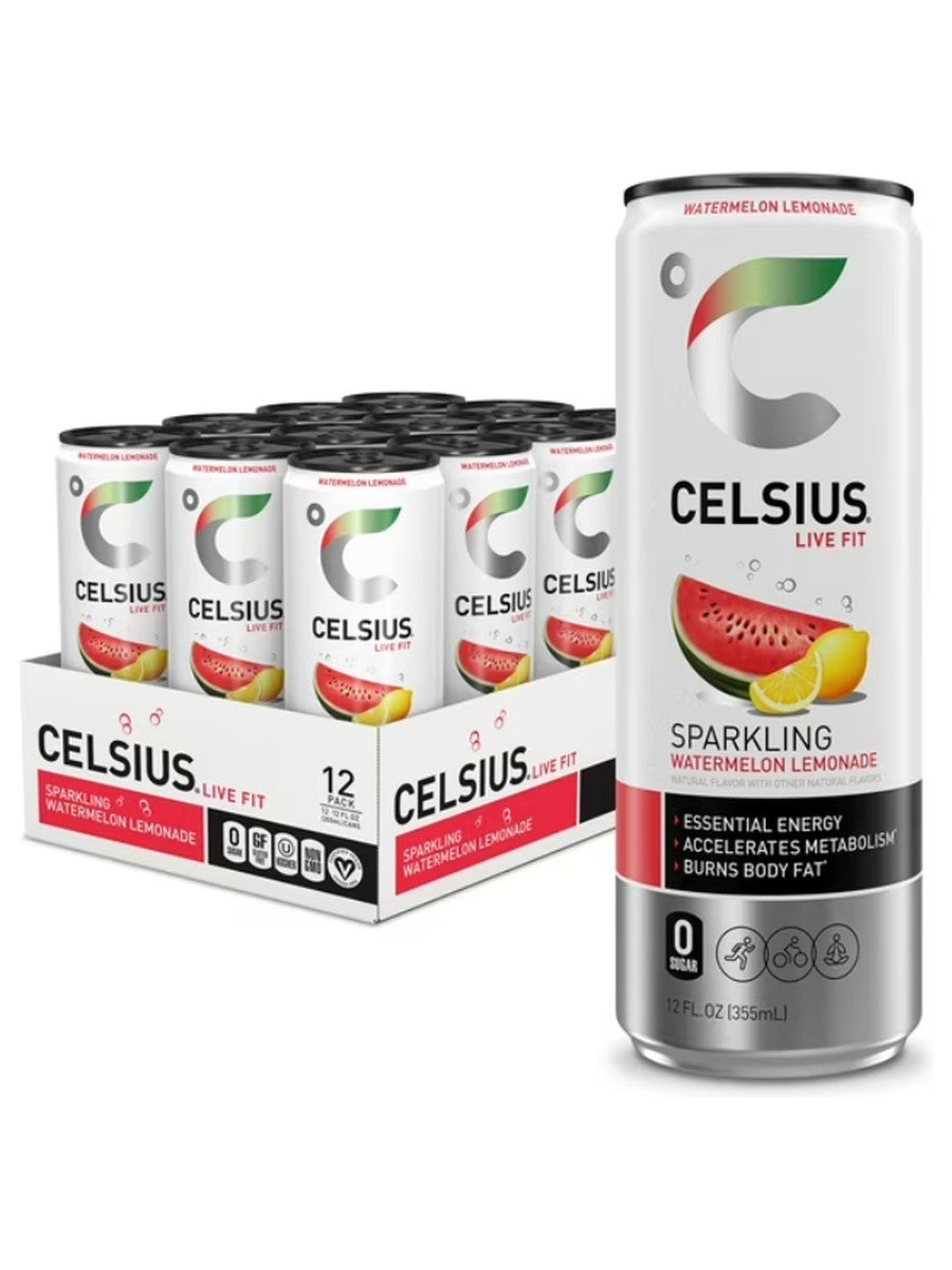 Celsius Watermelon Lemonade 12oz CAN DEP