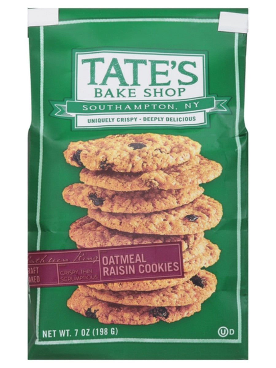 Tates Oatmeal Raisin 7oz