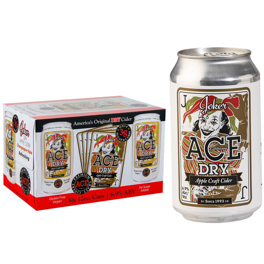 Ace Cider Joker Dry Apple 6 PACK CANS