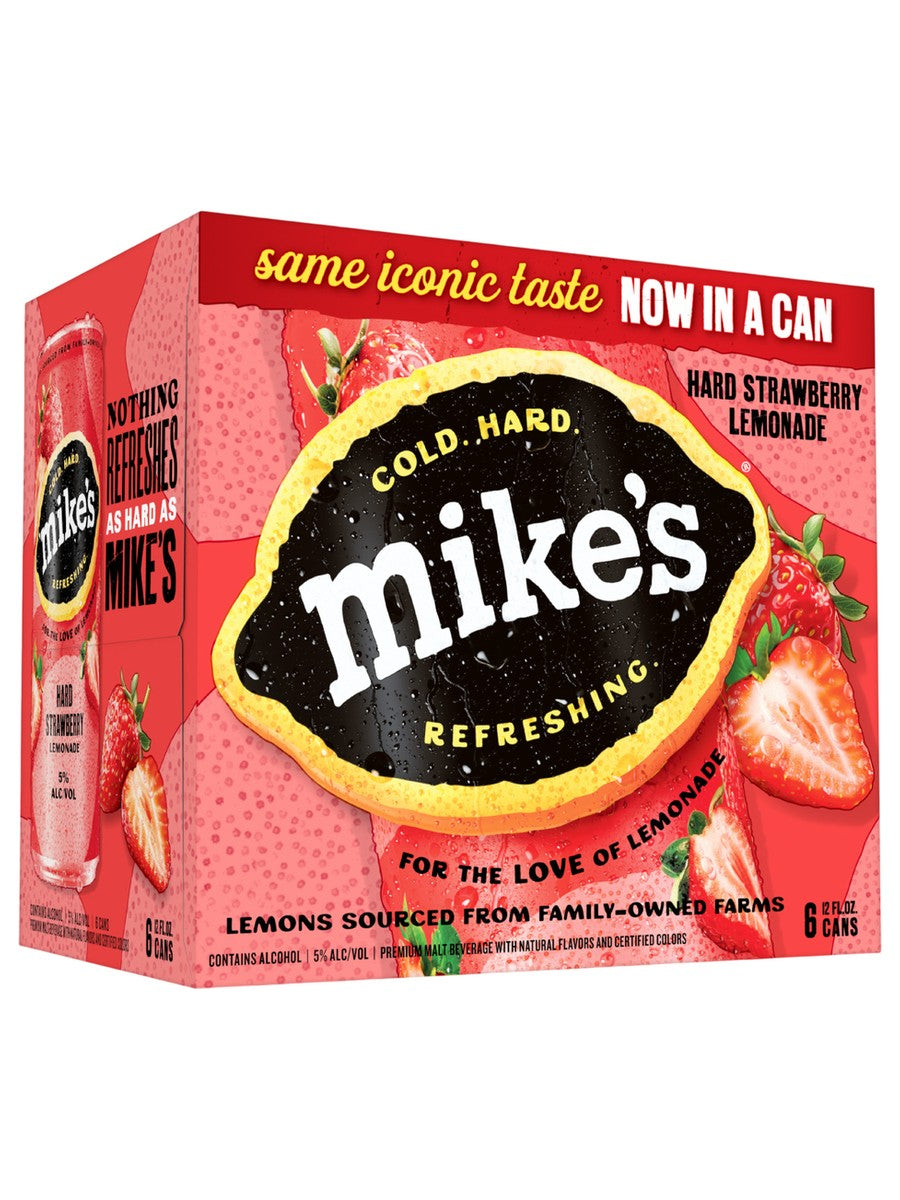 Mikes Hard Strawberry Lemonade 6 PACK CANS
