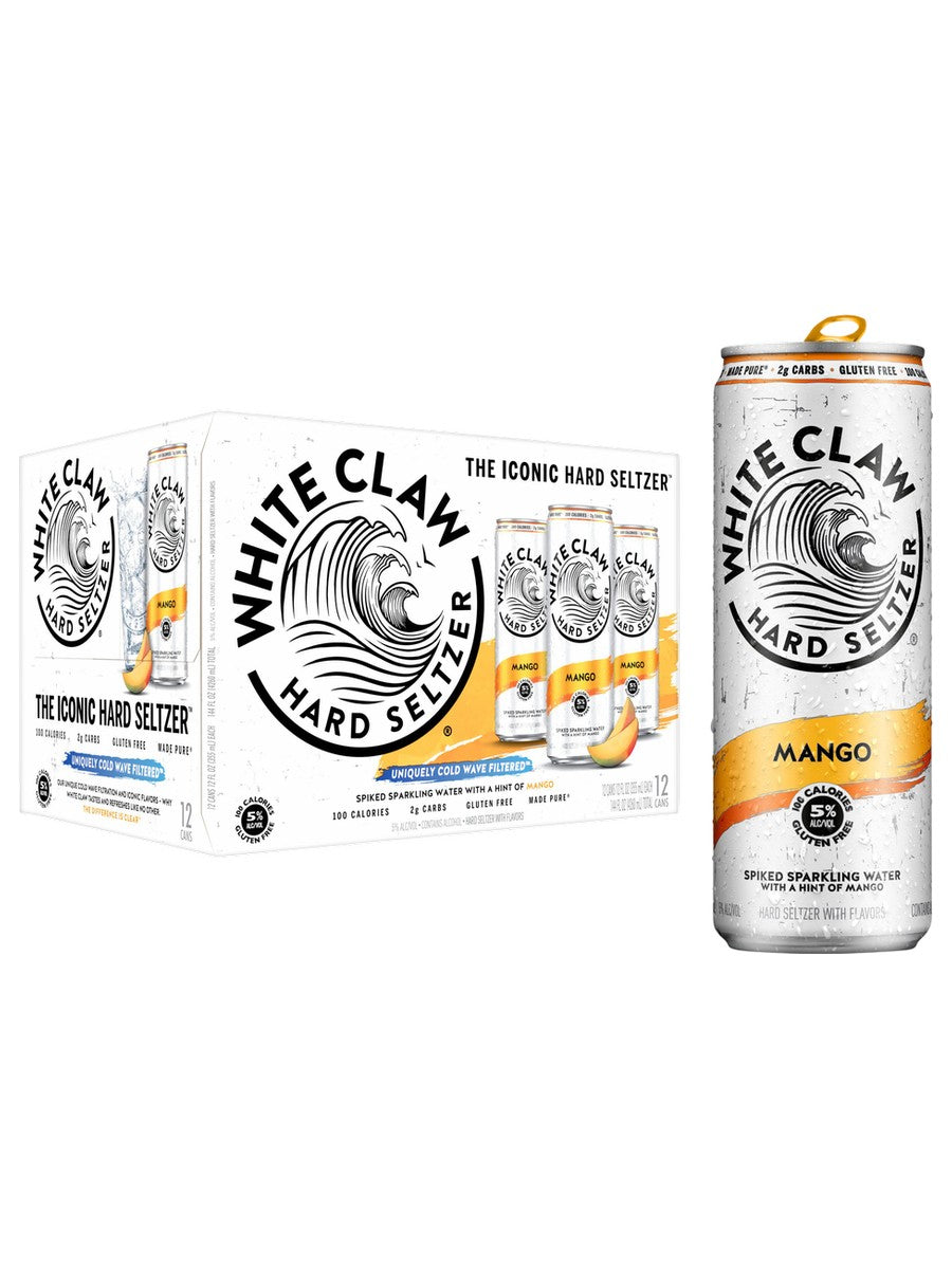 White Claw Mango 12 PACK CANS