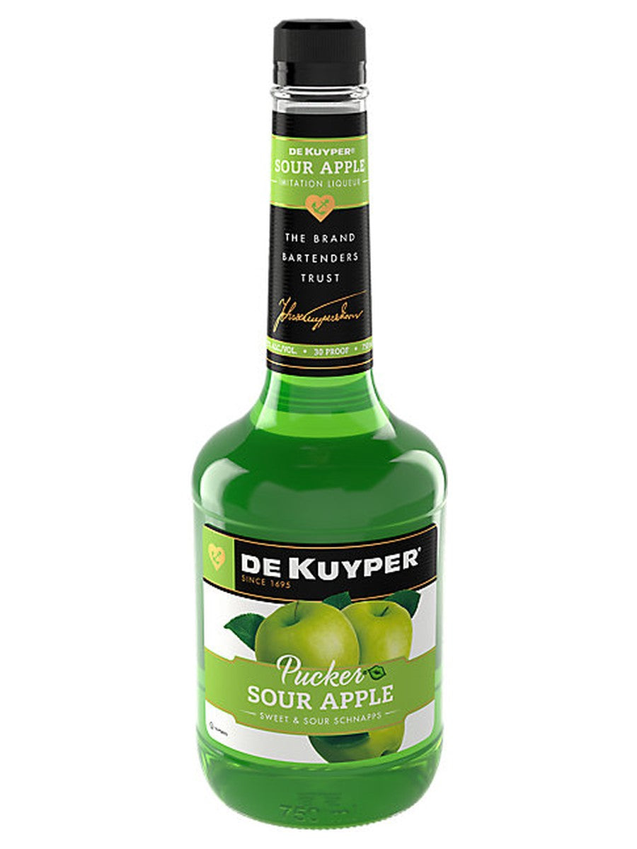 Dekuyper Pucker Sour Apple 750ML