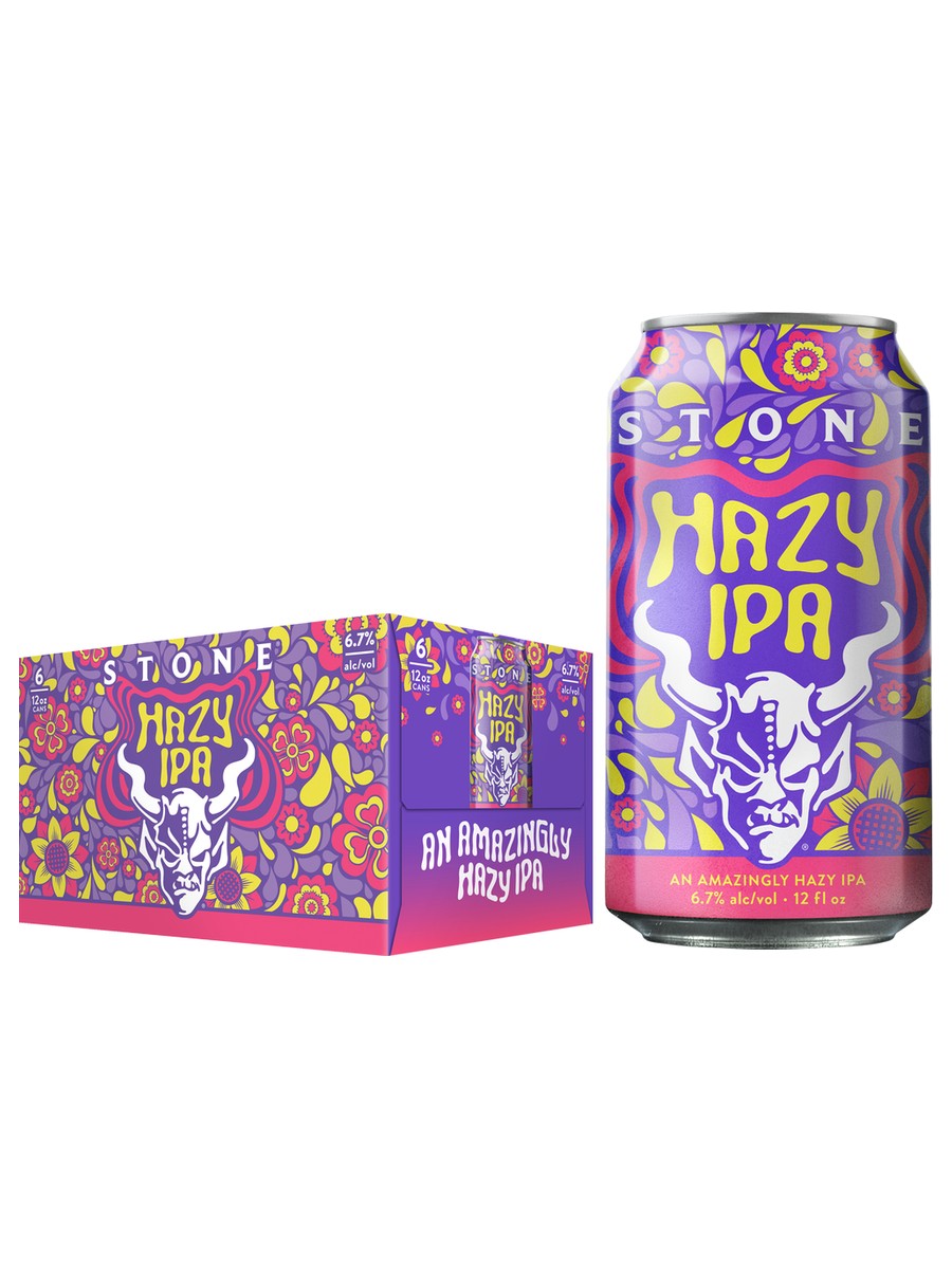 Stone Hazy Ipa 6 PACK CANS