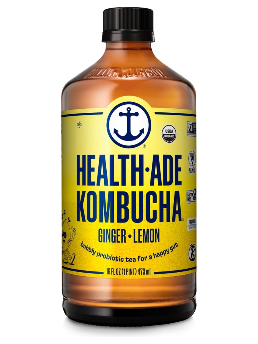 Health Ade Ginger Lemon 16oz DEP