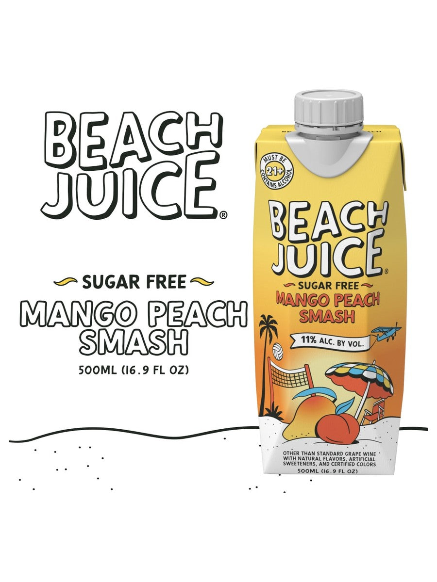 Beach Juice Mango Peach Smash 16.9oz Tetra