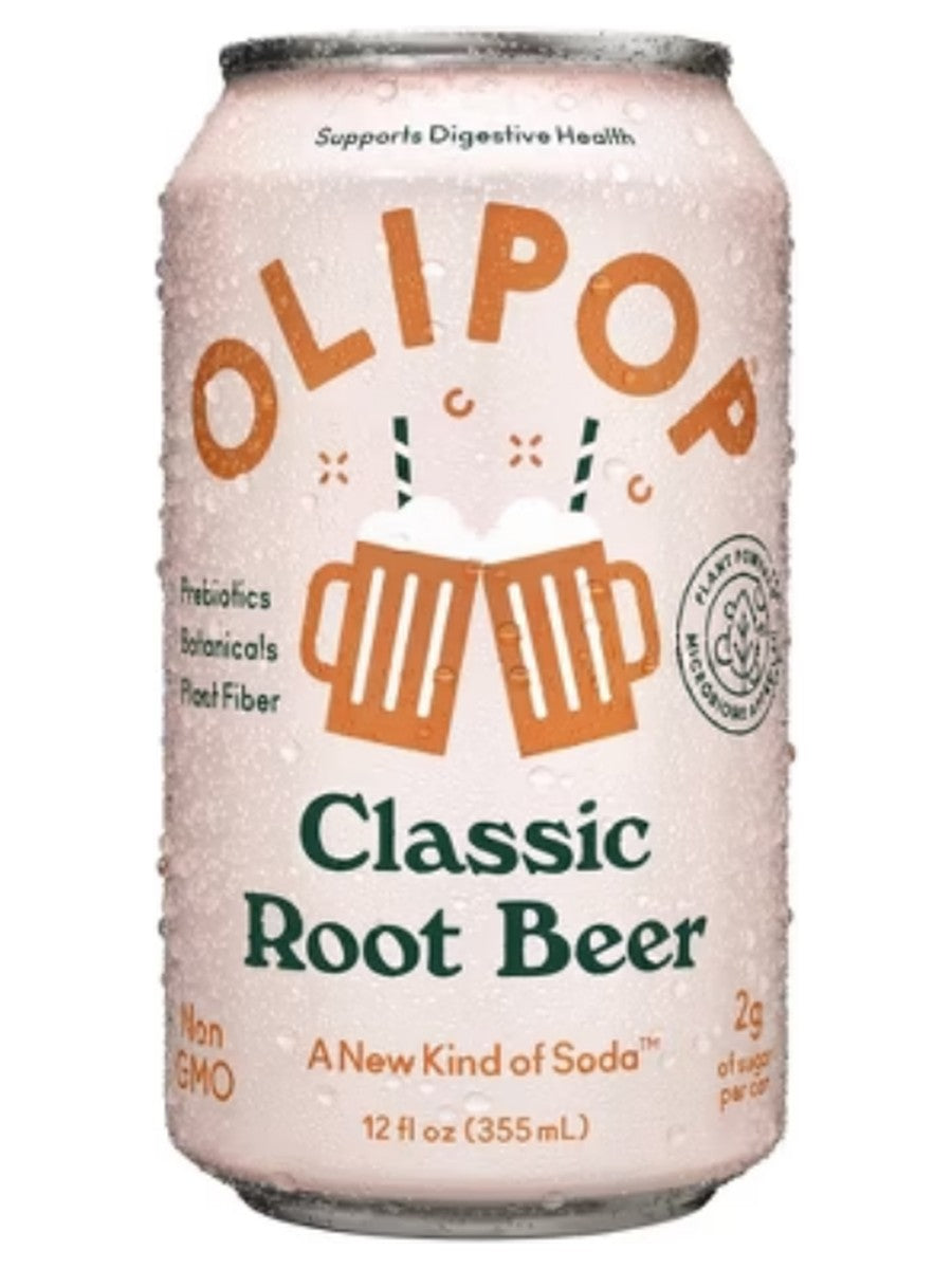 Olipop Classic Root Beer 12oz DEP
