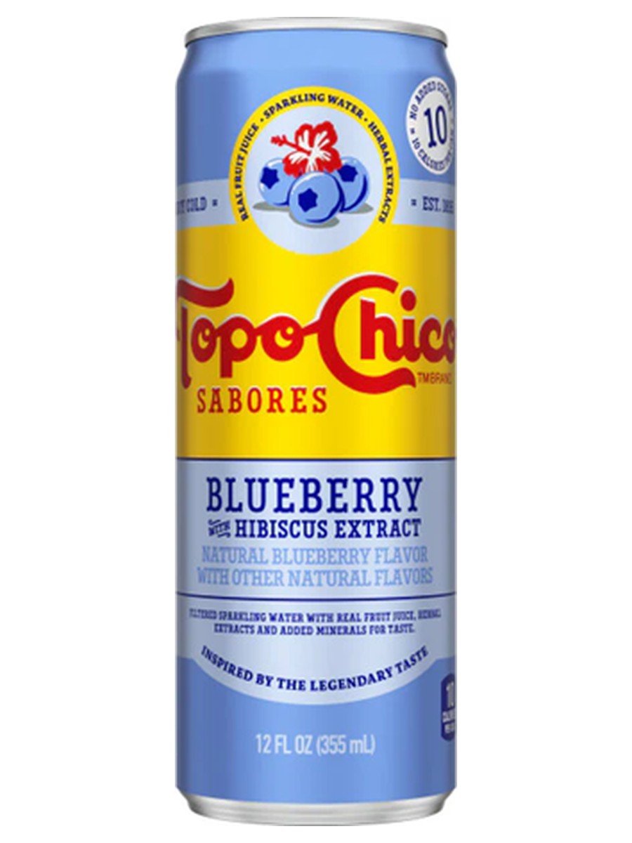 Topo Chico Blueberry Hibiscus Extract 12oz CAN DEP