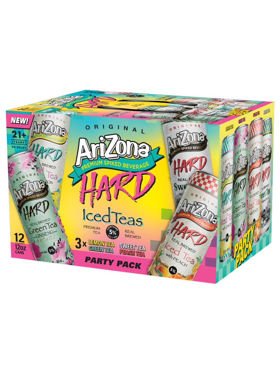 Arizona Hard Tea Party Pack 12 PACK CANS