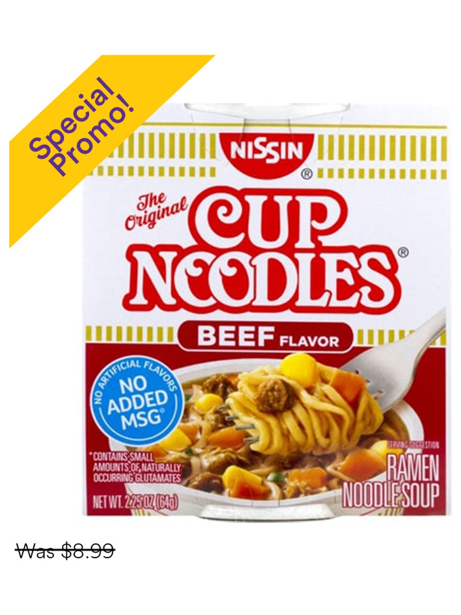 Cup Noodles Beef 2.5oz