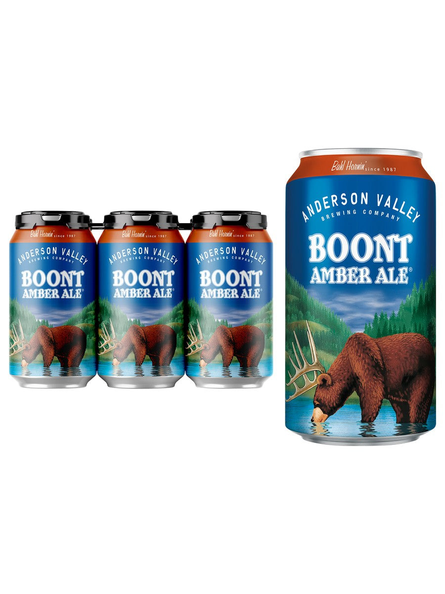 Anderson Valley Boont Amber Ale 6 PACK CANS
