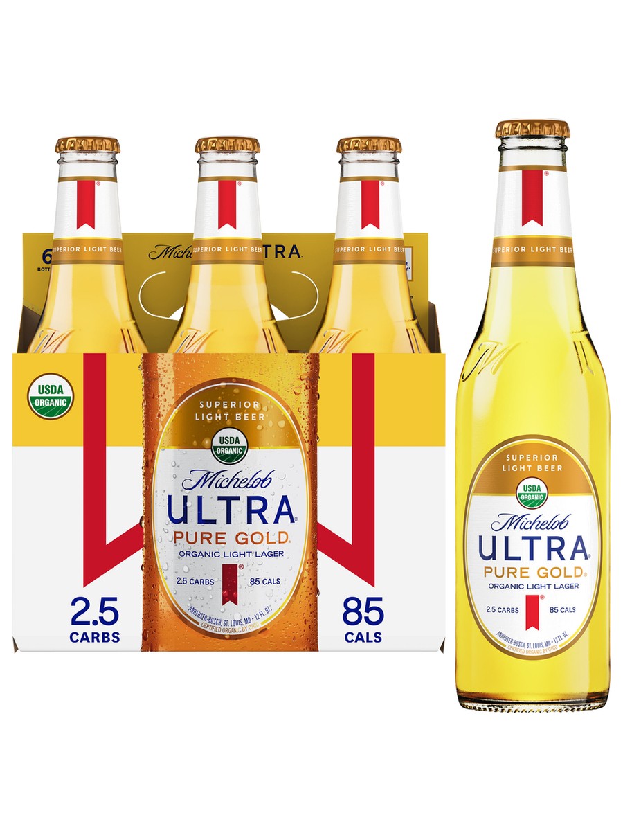 Michelob Ultra Pure Gold 6 PACK BTLS